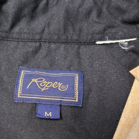 Roper Mens Western M Shirt Eagle Mountain Mesa Print Snap Button Up Cowboy Rodeo - Picture 2 of 8